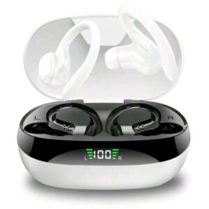 WHITE WIRELESS EARBUDS HEADPHONE